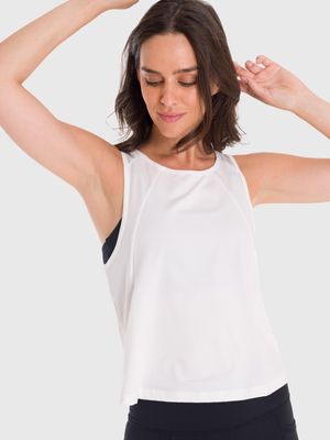 REMERA S/M para MUJER VEST ZIA WHITE